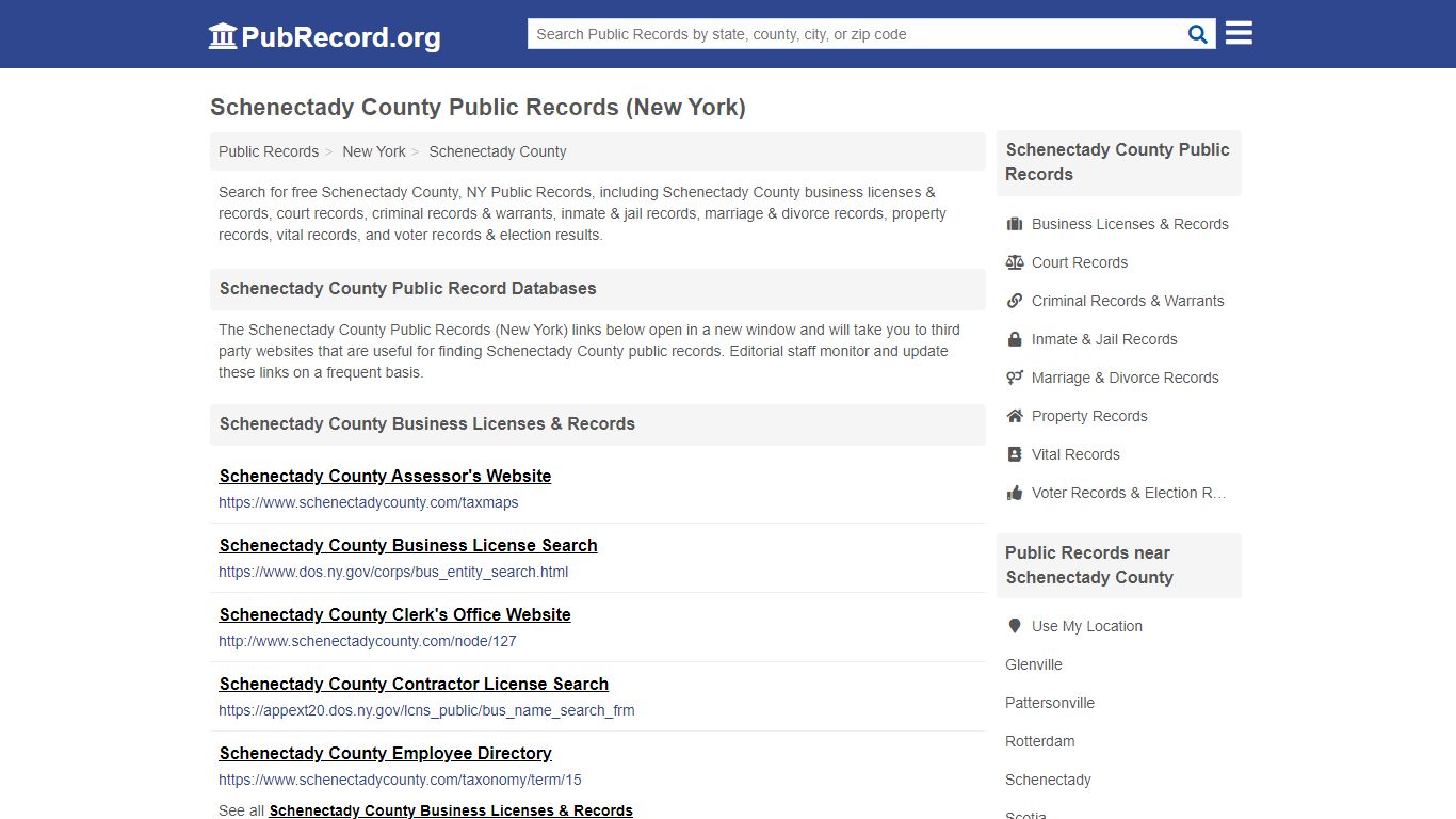 Schenectady County Public Records (New York)