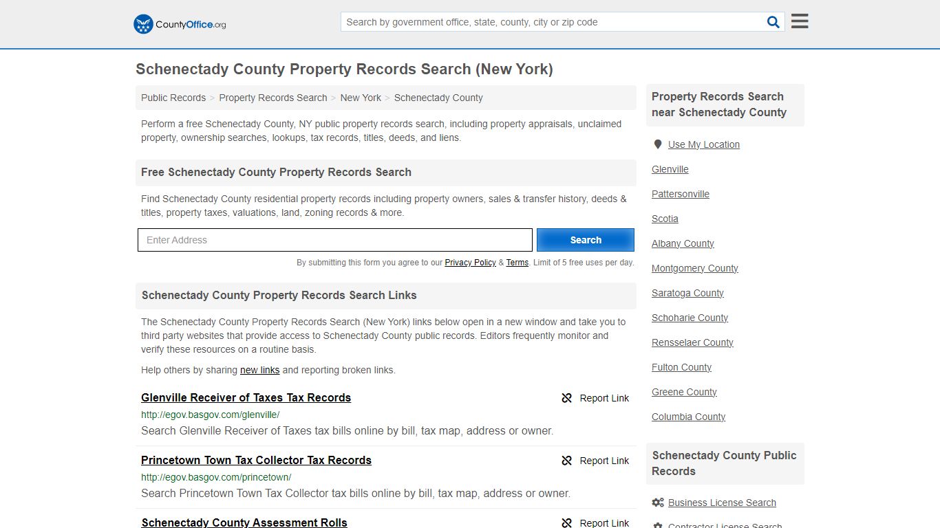 Schenectady County Property Records Search (New York) - County Office